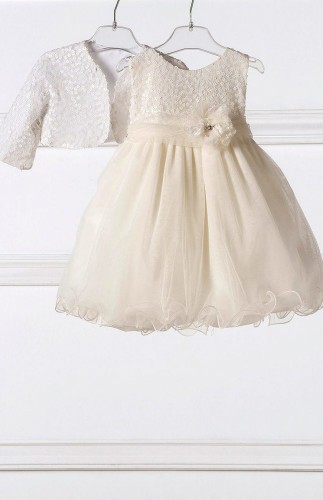 1607- Dress with white sequins