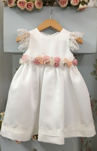 1812- Spring dress with handmade flowers!